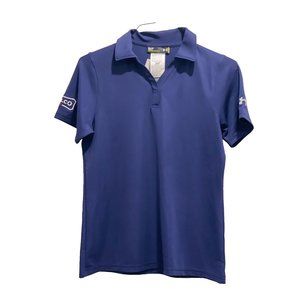 UNDER ARMOUR Women's STELCO Blue Polo SMALL